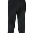 thumbnail image 1 of Alfani Womens Faux trim Casual Trouser Pants, Black, 10, 1 of 2