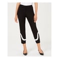 thumbnail image 1 of ALFANI $75 Womens New 0288 Black Color Block Wear To Work Pants 14P Petites B+B, 1 of 4
