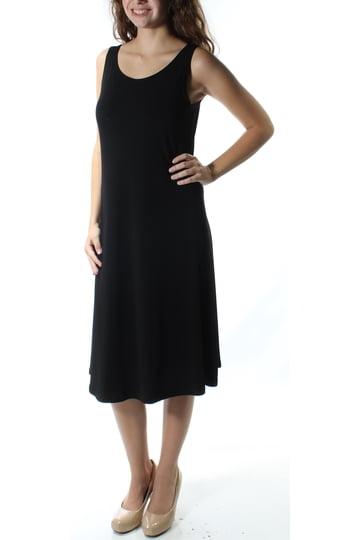 alfani black dress Alfani Black Size 12P Short Short Sleeve Dress – True Fashionistas main image 0