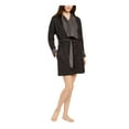 thumbnail image 1 of ALFANI Intimates Black Polyester Solid Everyday Robe Size: L, 1 of 2