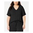 thumbnail image 1 of ALFANI Intimates Black Rayon Sleepwear Shirt Plus Size: 3X, 1 of 1