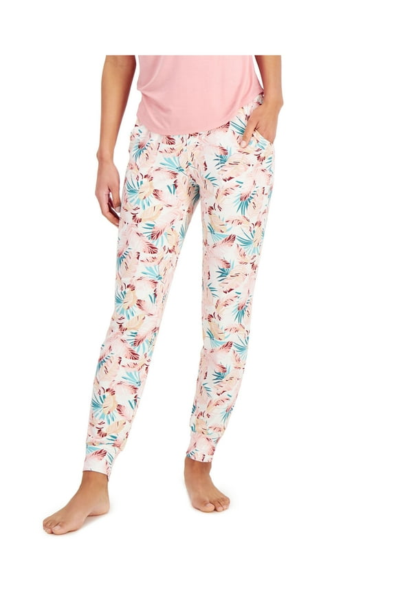 Intimates White Pocketed Cuffed Sleep Pants S