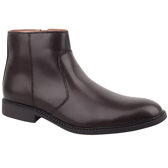 ALFANI Men's LIAM Side Zip Boot, Espresso, Size 9.5M