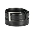 thumbnail image 1 of ALFANI Mens Black Embossed Faux Leather Casual Belt 42\44, 1 of 3
