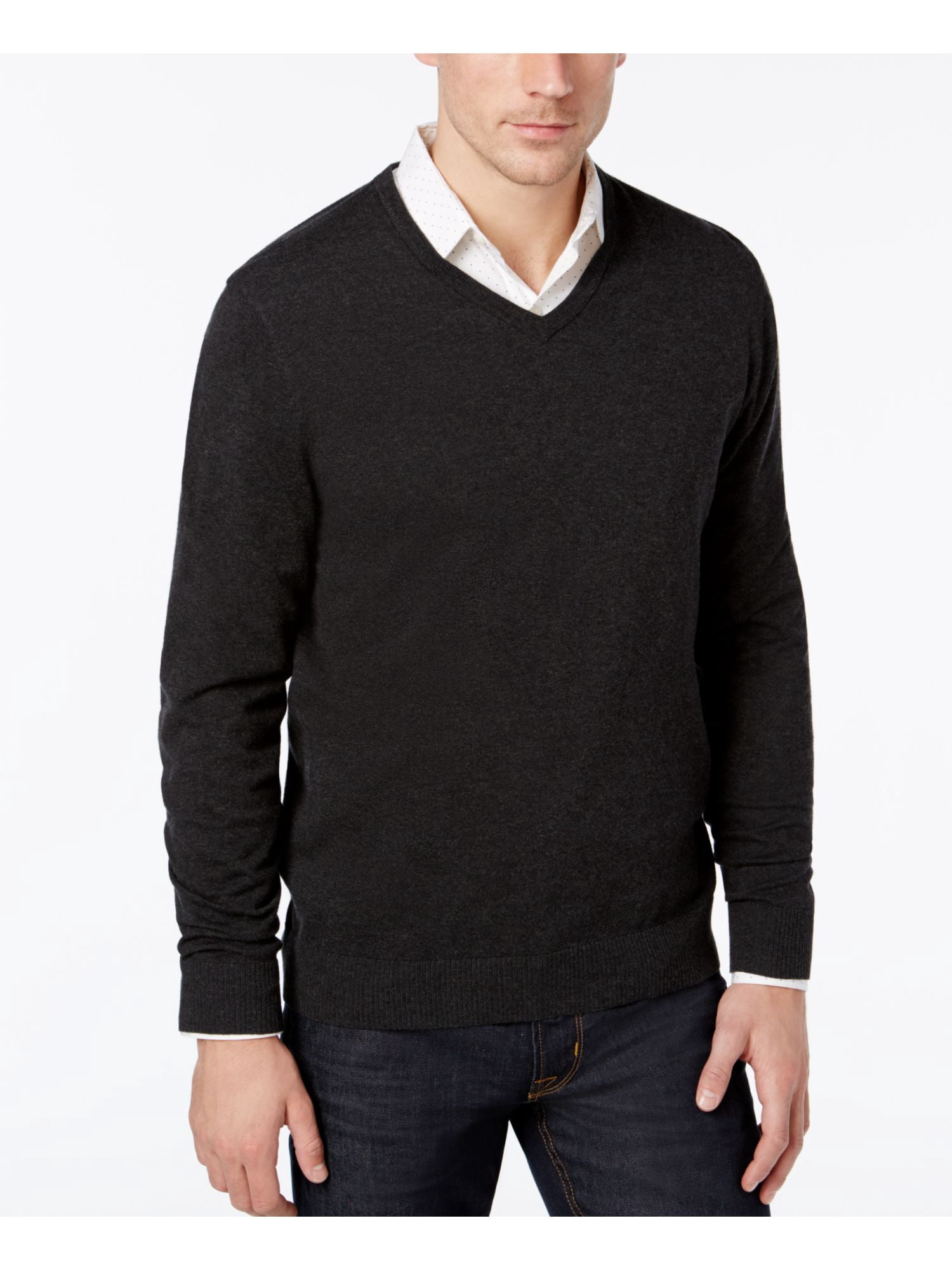 Pull Homme Alfani En Laine Pure Marron Clair - Taille 2XL - Occasion Très Bon état