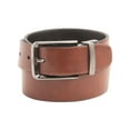 thumbnail image 1 of ALFANI Mens Brown Reversible Stretch 100% Polyurethane Dress Belt M 34-36, 1 of 3