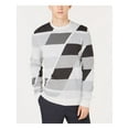 thumbnail image 1 of ALFANI Mens Gray Argyle Crew Neck Cotton Pullover Sweater XXL, 1 of 2