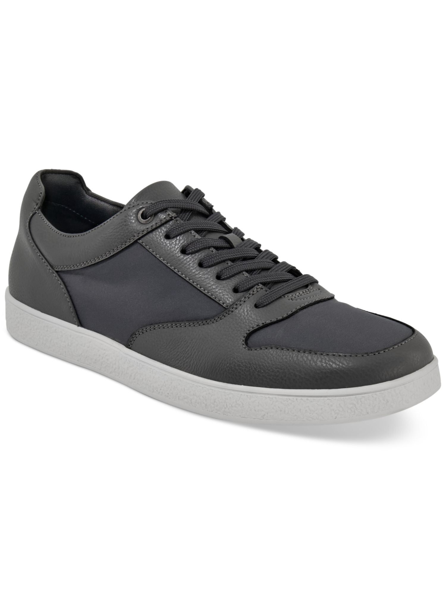 ALFANI Mens Gray Luke Round Toe Lace-Up Sneakers Shoes 10 M 