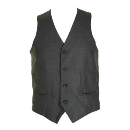 ALFANI Mens Gray Stretch Vest Jacket S