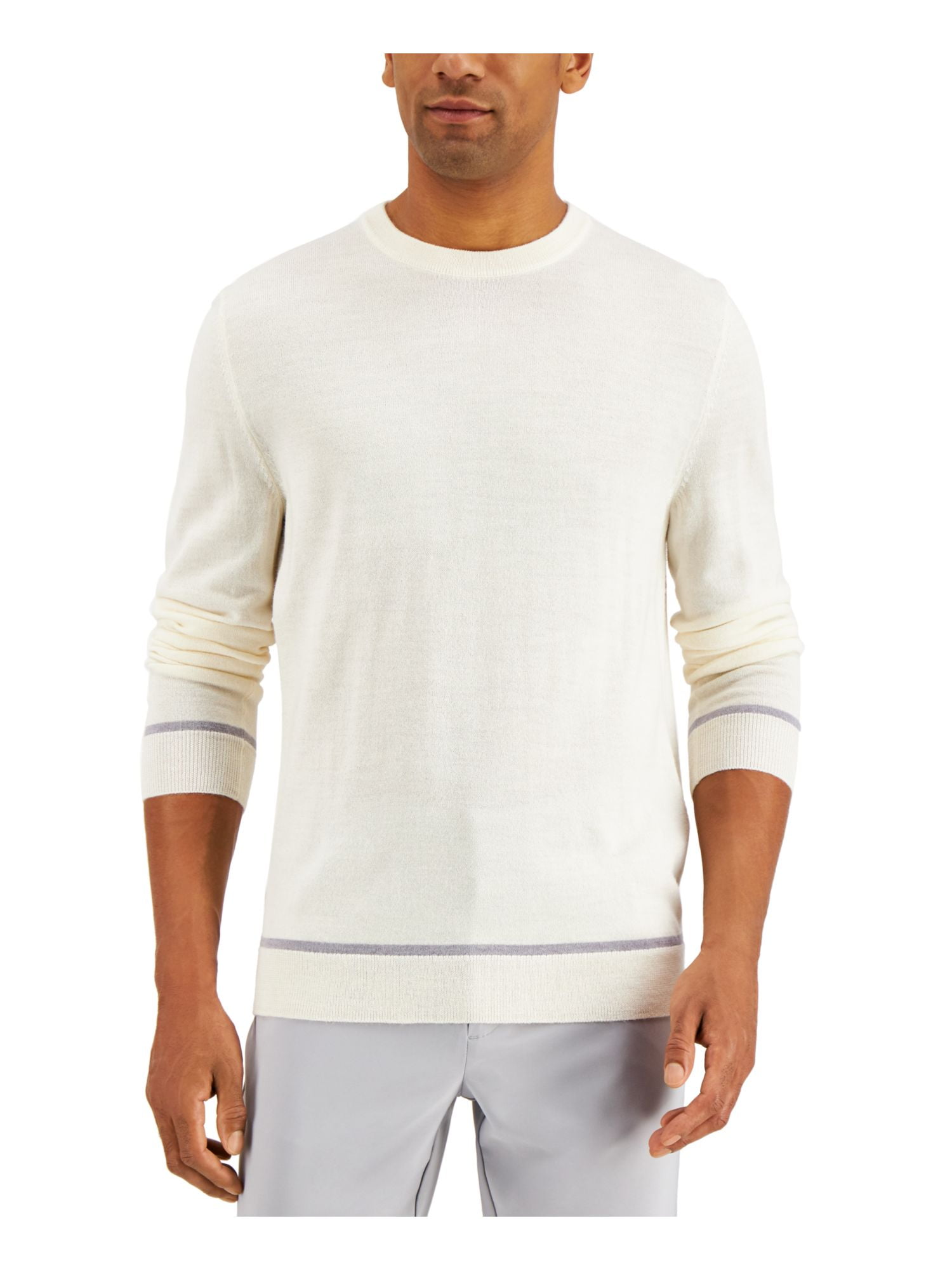 Ivory crew neck sweater hot sale