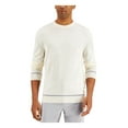 thumbnail image 1 of ALFANI Mens Ivory Crew Neck Classic Fit Pullover Sweater XL, 1 of 2
