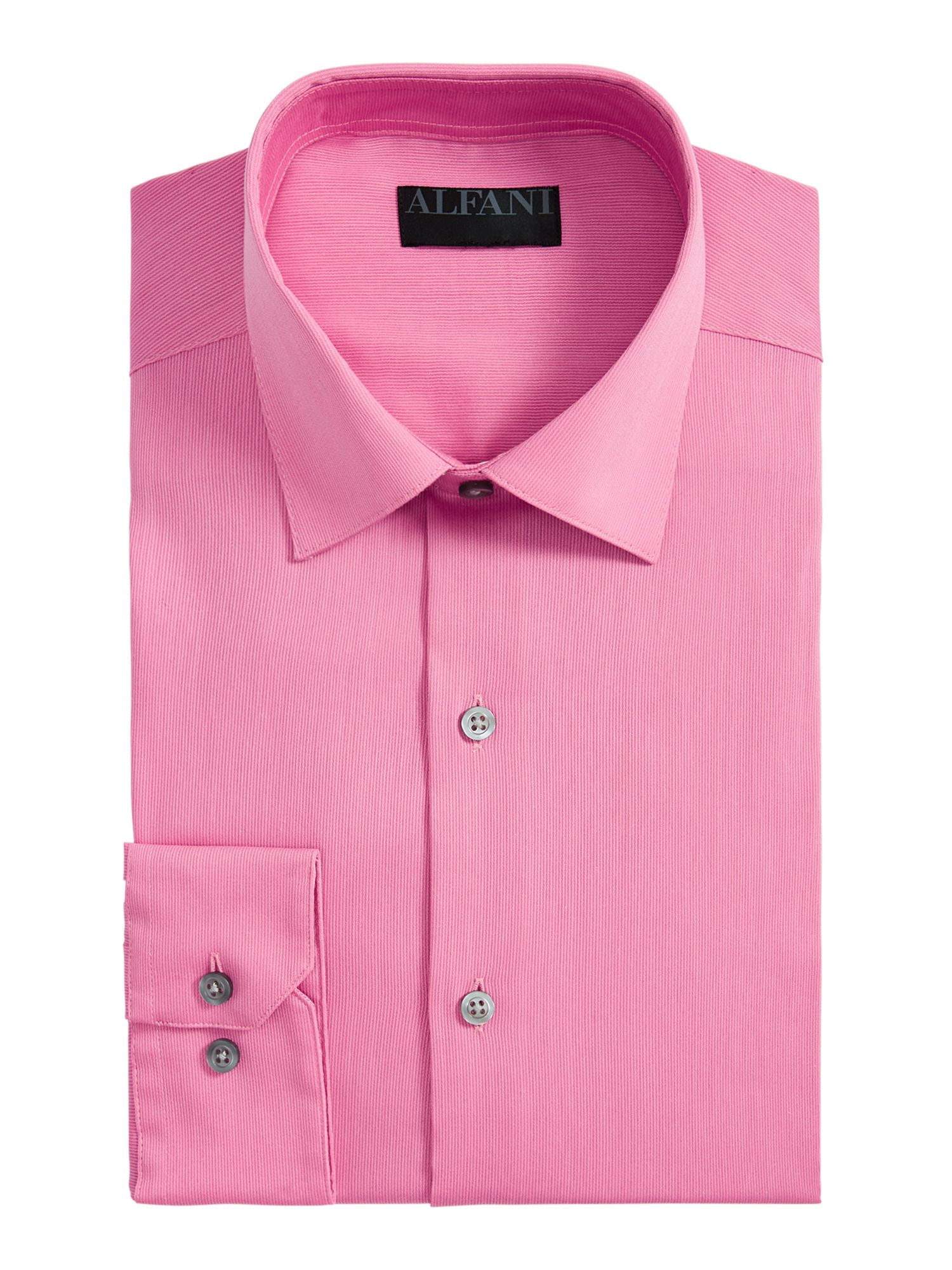 ALFANI Mens Pink Pinstripe Point Collar Classic Fit Dress Shirt L 16/16.5- 32/33 - Walmart.com ALFANI Mens Pink Pinstripe Point Collar Classic Fit Dress Shirt L 16/16.5- 32/33 - Walmart.com
