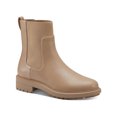 thumbnail image 1 of ALFANI Womens Beige Goring Tackoma Round Toe Block Heel Booties 9 M, 1 of 3