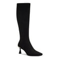 thumbnail image 1 of ALFANI Womens Black Comfort Goring Cecee Pointed Toe Kitten Heel Zip-Up Dress Boots 6 M, 1 of 4