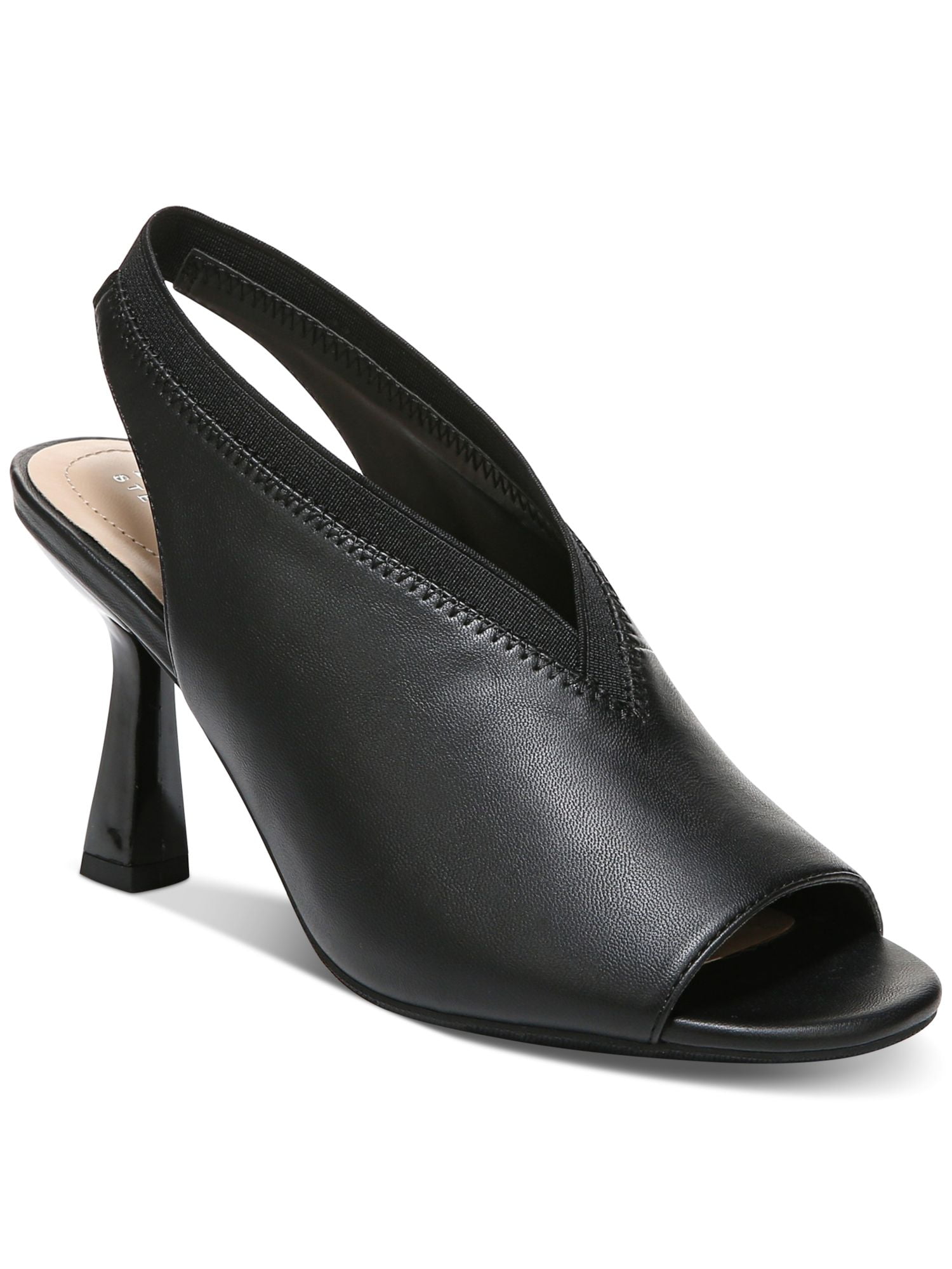 ALFANI Womens Black Comfort Goring Cecee Pointed Toe Kitten Heel Zip-Up Dress Heeled Boots M