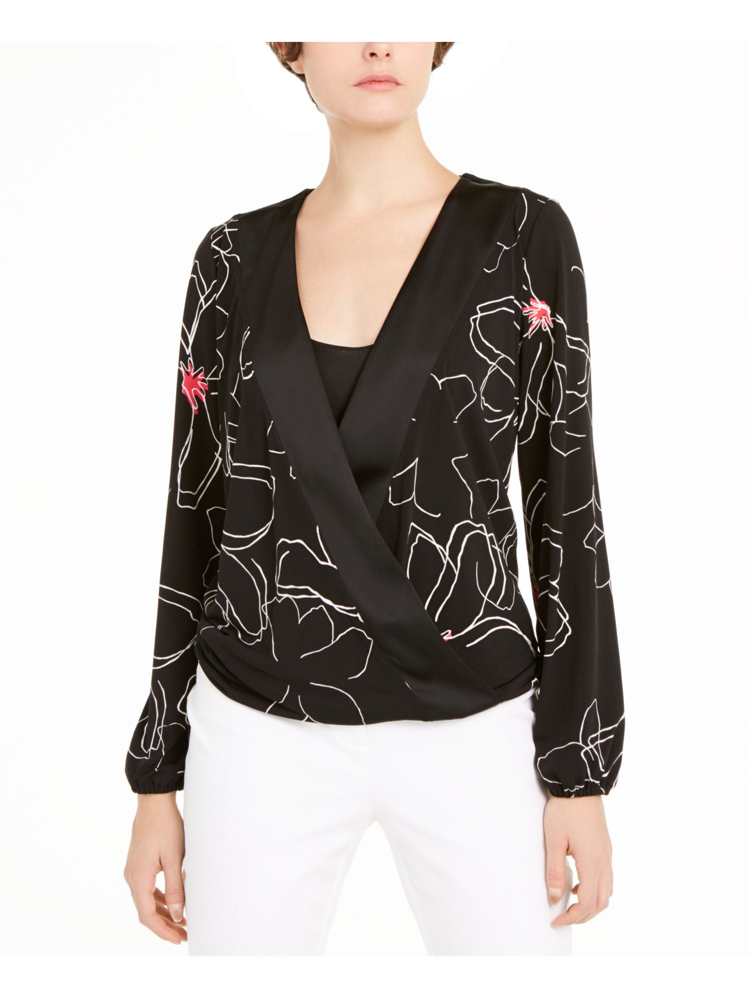 vince camuto floral blouse