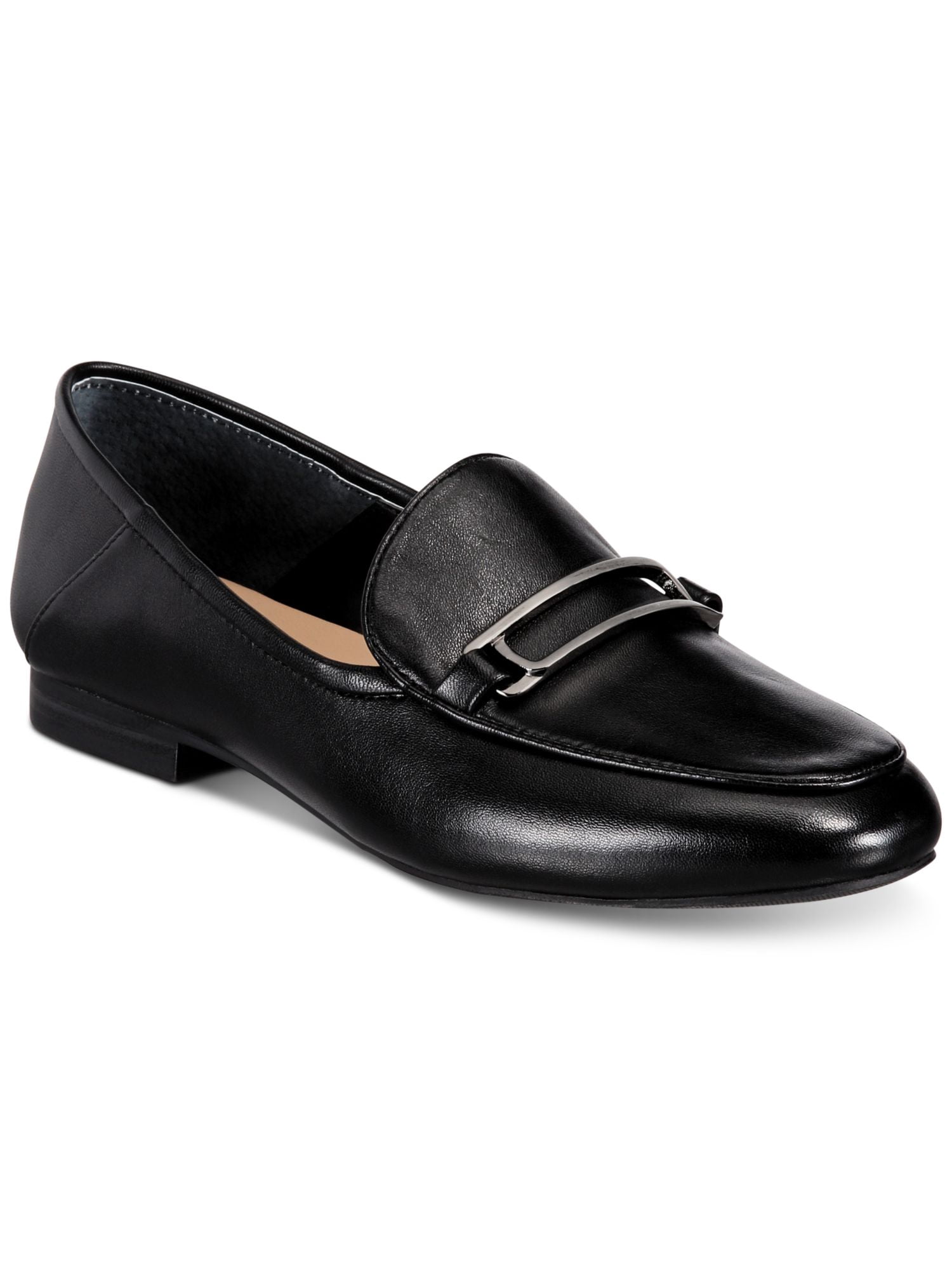 ALFANI Mens Black Mixed Media Driver Bit Moc-Toe Padded 
