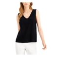 thumbnail image 1 of ALFANI Womens Black Layered Sleeveless Scoop Neck Tank Top S, 1 of 1
