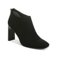 thumbnail image 1 of ALFANI Womens Black Padded Brittnee Square Toe Block Heel Zip-Up Booties 7.5 M, 1 of 4