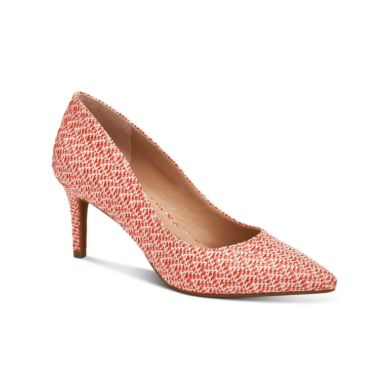 ALFANI Womens Coral Woven Padded Comfort Jeules Pointed Toe