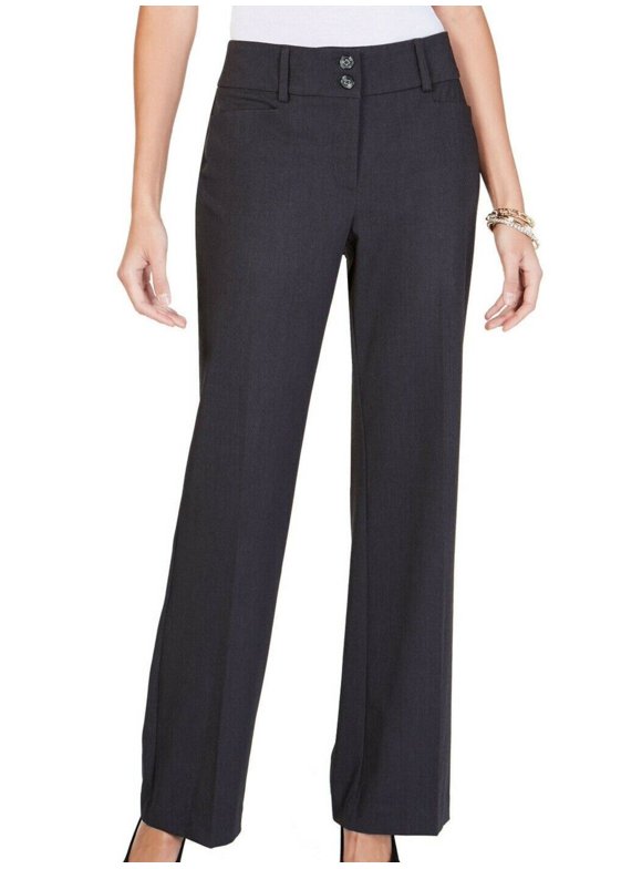 Alfani Womens Slim Leg Pants Blue Size 16 main image 1
