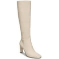thumbnail image 1 of ALFANI Womens Ivory Padded Tristanne Square Toe Block Heel Zip-Up Dress Boots 5 M, 1 of 1