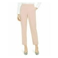 thumbnail image 1 of ALFANI Womens Pink Pocketed Slim Ankle Wear To Work High Waist Pants XL, 1 of 2