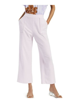 Alfani Womens Pants Polished Beige Size 10 Capris Flat-front