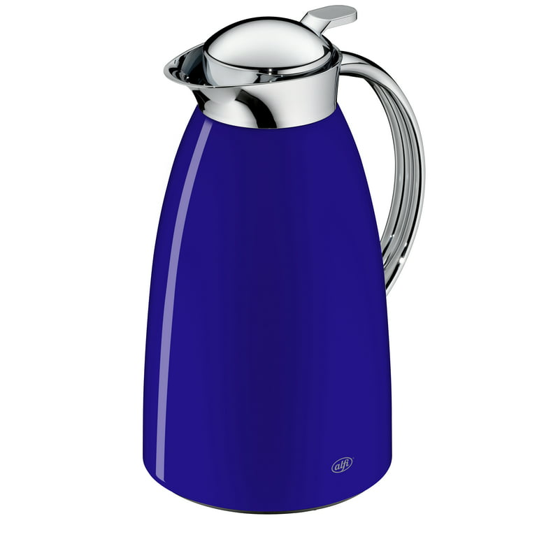 Thermos glass vacuum lacquered metal thermal carafe hot & cold tea, coffee