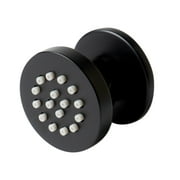 ALFI Brand Black Matte 2" Round Adjustable Shower Body Spray