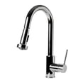 thumbnail image 1 of ALFI Brand Polished Chrome Sensor Gooseneck Pull Down Kitchen Faucet, 1 of 11