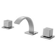 thumbnail image 1 of ALFI brand AB1326-BN Brushed Nickel Modern Widespread Bathroom Faucet, 1 of 7