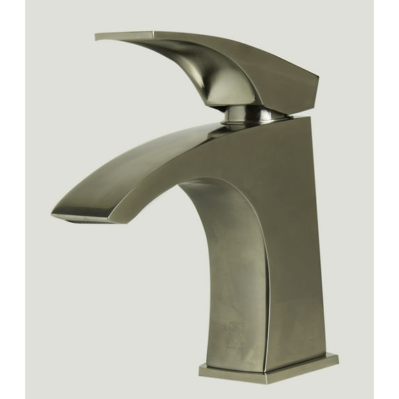 ALFI brand AB1586-BN Brushed Nickel Single Lever Bathroom Faucet