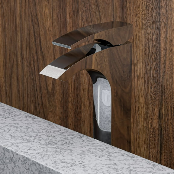 ALFI brand AB1587-PC Tall Polished Chrome Single Lever Bathroom Faucet