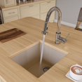 thumbnail image 1 of ALFI brand AB1720UM-B Biscuit 17" Undermount Rectangular Granite Composite Kitchen Prep Sink, 1 of 11