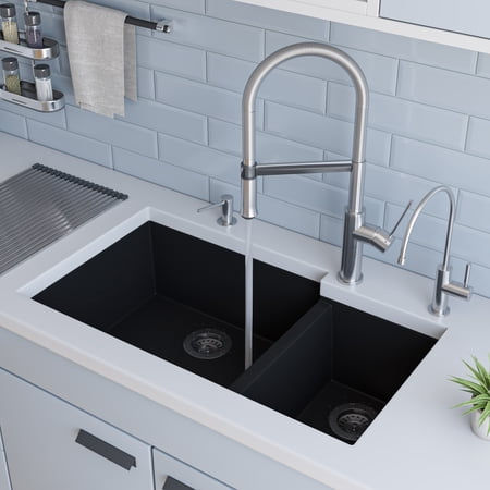 ALFI brand AB2015 Brushed Gooseneck Single Hole Faucet