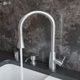 thumbnail image 1 of ALFI brand AB2034-BSS Solid Brushed Stainless Steel Pull Down Single Hole Kitchen Faucet, 1 of 11