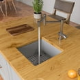 thumbnail image 1 of ALFI brand AB2038-BSS Solid Brushed Stainless Steel Retractable Single Hole Kitchen Faucet, 1 of 12