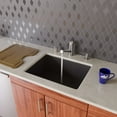 thumbnail image 1 of ALFI brand AB2420UM-BLA Black 24" Undermount Single Bowl Granite Composite Kitchen Sink, 1 of 11