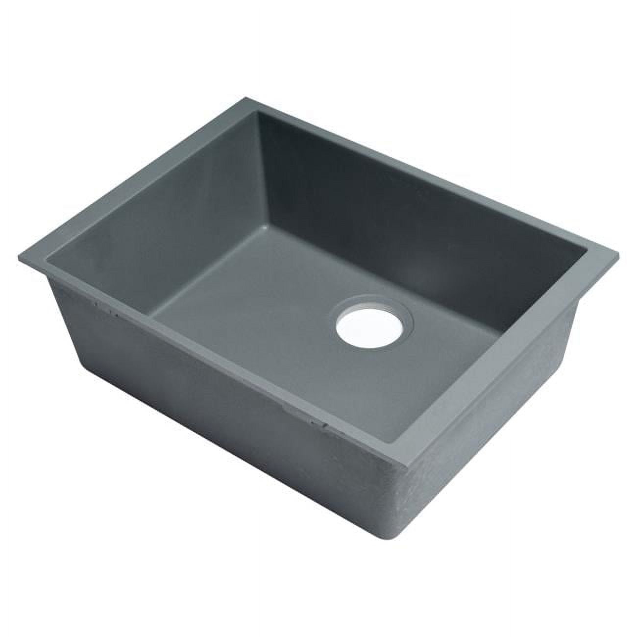 Titanium 24'' Undermount Single Bowl Granite Composite Sink