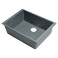 thumbnail image 1 of ALFI brand AB2420UM-T Titanium 24" Undermount Single Bowl Granite Composite Kitchen Sink, 1 of 8