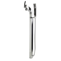 ALFI brand AB2728-PC Polished Chrome Floor Mounted Tub Filler   Mixer /w additional Hand Held Shower Head