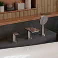 thumbnail image 1 of ALFI brand AB2879-BN Brushed Nickel Deck Mounted Tub Filler with Hand Held Showerhead, 1 of 10