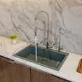 thumbnail image 1 of ALFI brand AB3020DI-T Titanium 30" Drop-In Single Bowl Granite Composite Kitchen Sink, 1 of 11