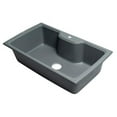 thumbnail image 1 of ALFI brand AB3520DI-T Titanium 35" Drop-In Single Bowl Granite Composite Kitchen Sink, 1 of 5