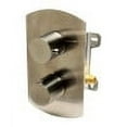 thumbnail image 1 of ALFI brand AB3809-BN Brushed Nickel Round Knob 1 Way Thermostatic Shower Mixer, 1 of 7
