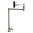 thumbnail image 1 of ALFI brand AB5018-BSS Brushed Stainless Steel Retractable Pot Filler Faucet, 1 of 9