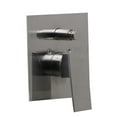 thumbnail image 1 of ALFI brand AB5601-BN Brushed Nickel Shower Valve Mixer with Square Lever Handle and Diverter, 1 of 7
