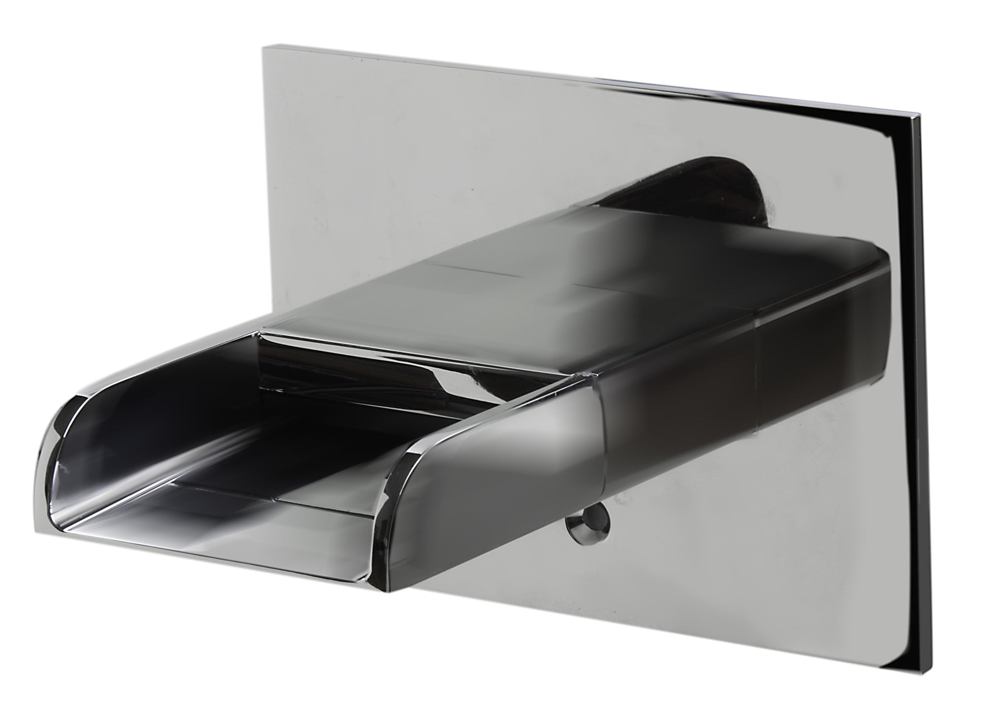 Polished Chrome Wall Mounted Waterfall Tub Spout