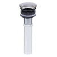 ALFI brand AB9055-BN Brushed Nickel Pop Up Drain for Bathroom Sink without Overflow
